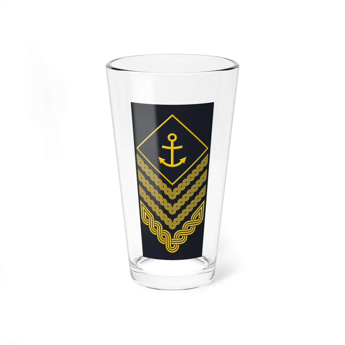 Rukav zimske odore časničkog namjesnika HRM (Croatia) (Military Rank) Pint Glass 16oz 16oz - Go Mug Yourself