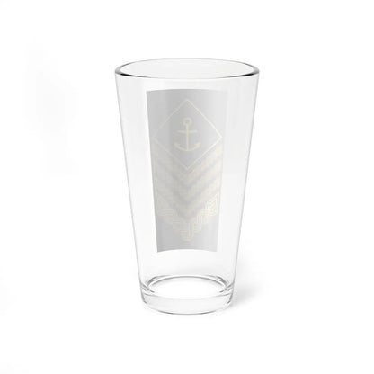 Rukav zimske odore časničkog namjesnika HRM (Croatia) (Military Rank) Pint Glass 16oz - Go Mug Yourself