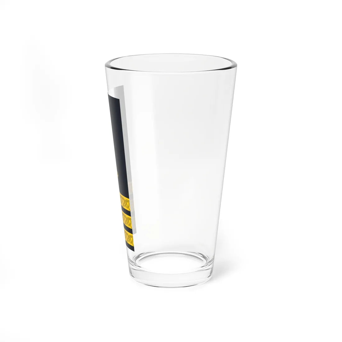 Rukav zimske odore kapetana korvete HRM (Croatia) (Military Rank) Pint Glass 16oz - Go Mug Yourself