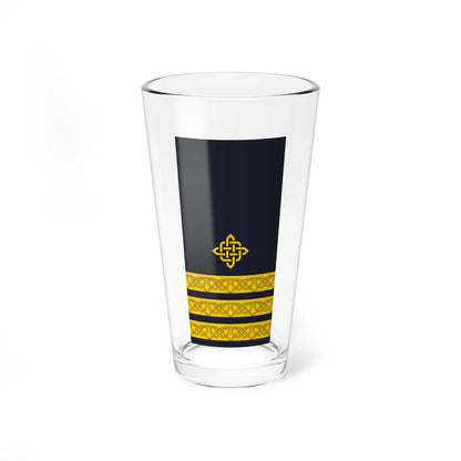 Rukav zimske odore kapetana korvete HRM (Croatia) (Military Rank) Pint Glass 16oz - Go Mug Yourself