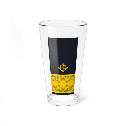 Rukav zimske odore komodora HRM (Croatia) (Military Rank) Pint Glass 16oz 16oz - Go Mug Yourself