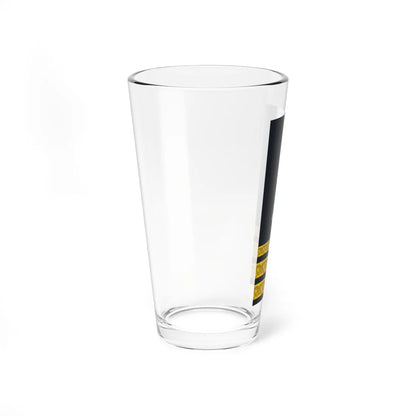 Rukav zimske odore poručnika bojnog broda HRM (Croatia) (Military Rank) Pint Glass 16oz - Go Mug Yourself