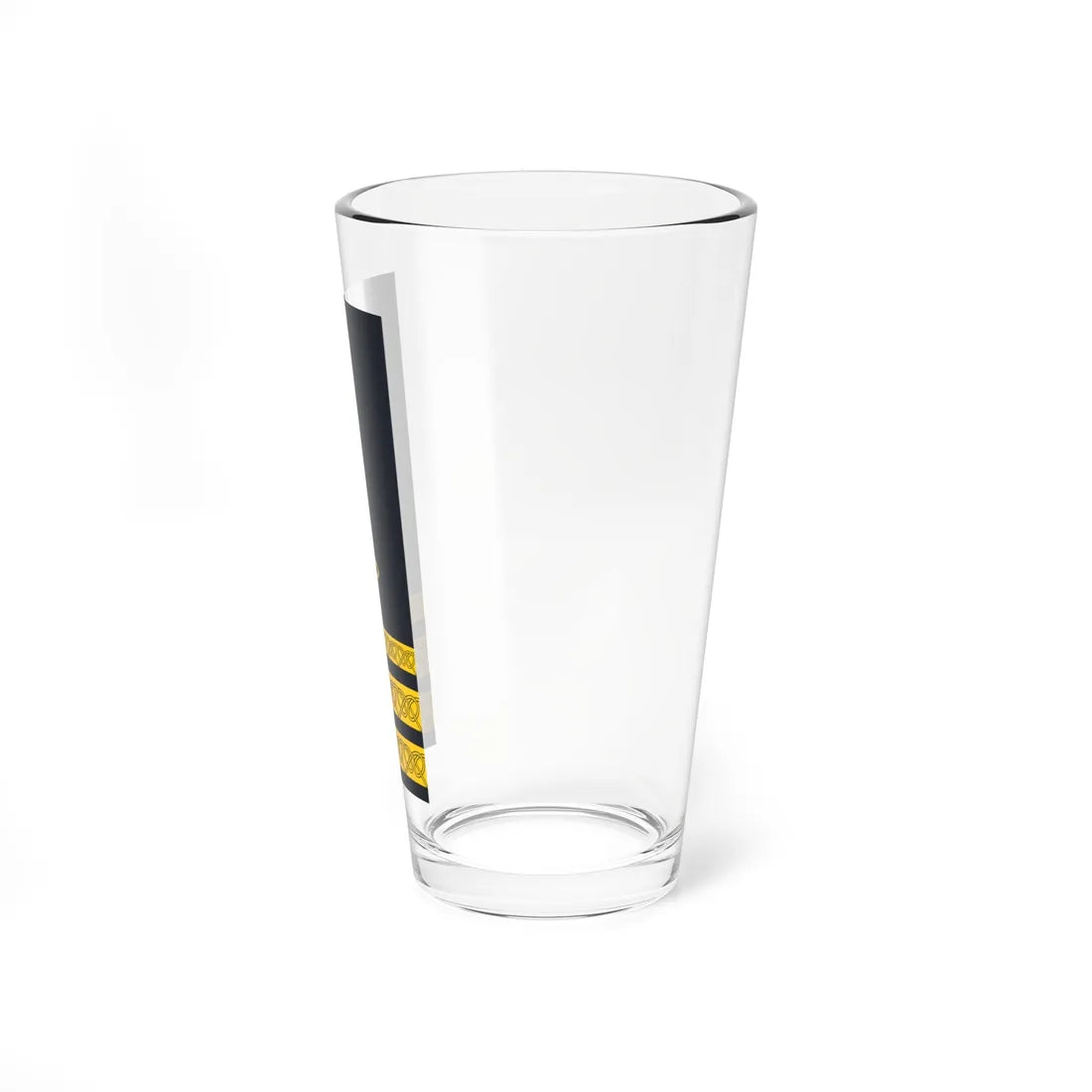 Rukav zimske odore poručnika bojnog broda HRM (Croatia) (Military Rank) Pint Glass 16oz - Go Mug Yourself