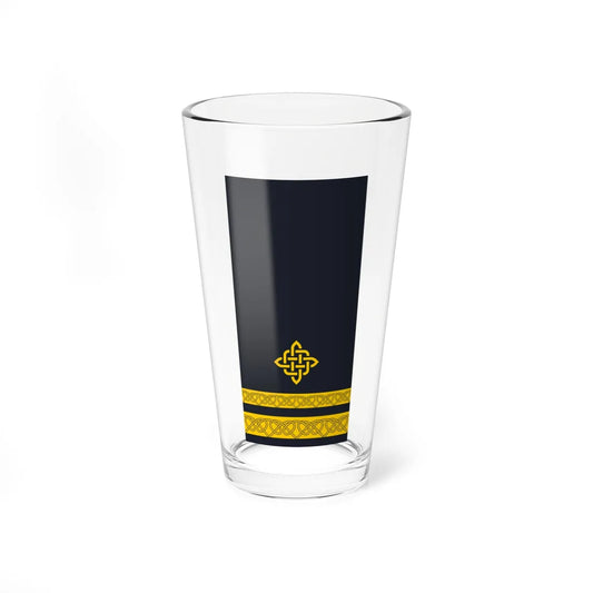 Rukav zimske odore poručnika korvete HRM (Croatia) (Military Rank) Pint Glass 16oz 16oz - Go Mug Yourself