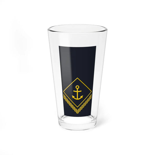 Rukav zimske odore skupnika HRM (Croatia) (Military Rank) Pint Glass 16oz 16oz - Go Mug Yourself