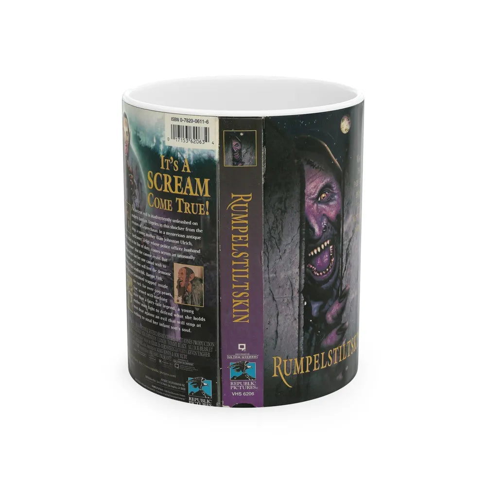 RUMPELSTILSKIN (VHS COVER) - White Coffee Mug-11oz-Go Mug Yourself