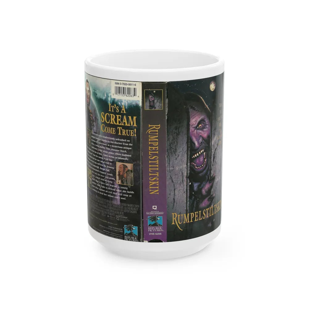 RUMPELSTILSKIN (VHS COVER) - White Coffee Mug-15oz-Go Mug Yourself