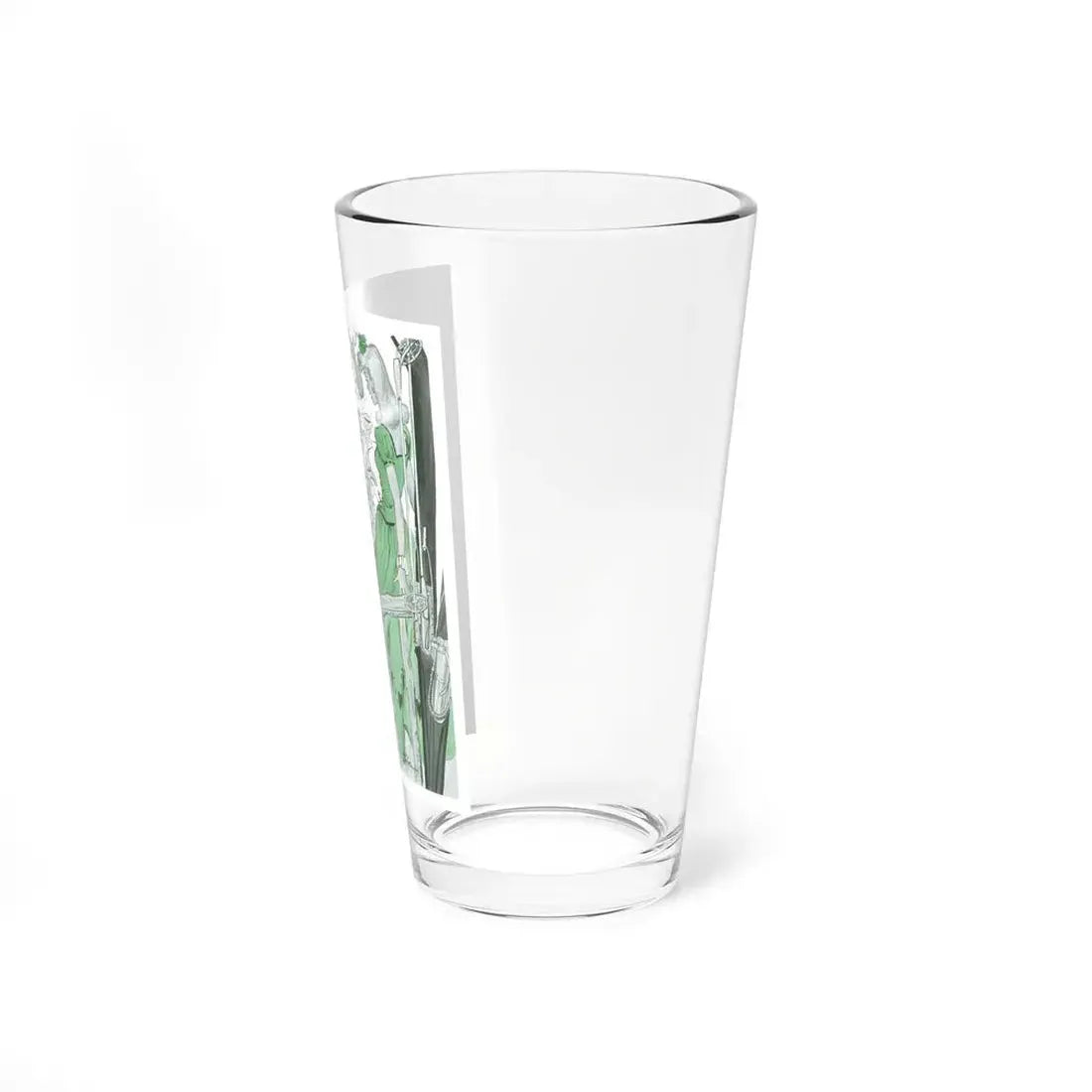 Rumpus at the Ski Lodge, 1942 (Magazine Illustration) Pint Glass 16oz - Go Mug Yourself