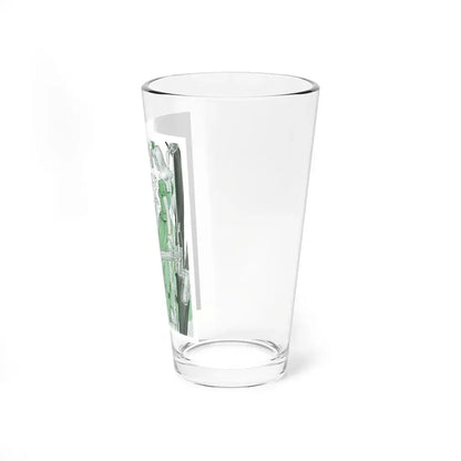 Rumpus at the Ski Lodge, 1942 (Magazine Illustration) Pint Glass 16oz - Go Mug Yourself