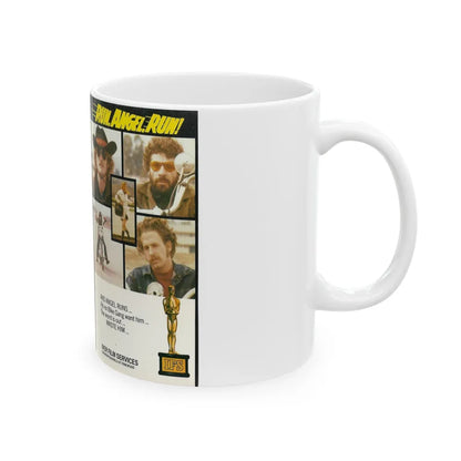 RUN ANGEL RUN (VHS COVER) - White Coffee Mug-Go Mug Yourself