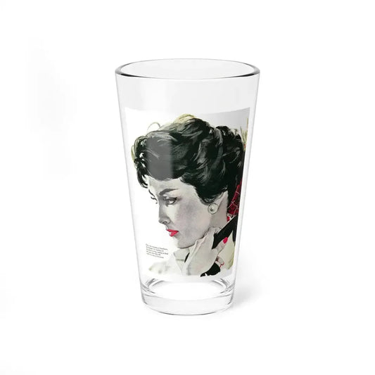 Run Away Home, Woman's Day, December 1959 (Magazine Illustration) Pint Glass 16oz 16oz - Go Mug Yourself