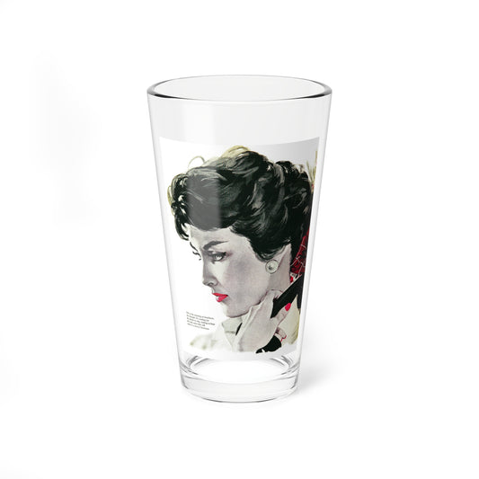 Run Away Home, Woman's Day, December 1959 (Magazine Illustration) Pint Glass 16oz-16oz-Go Mug Yourself