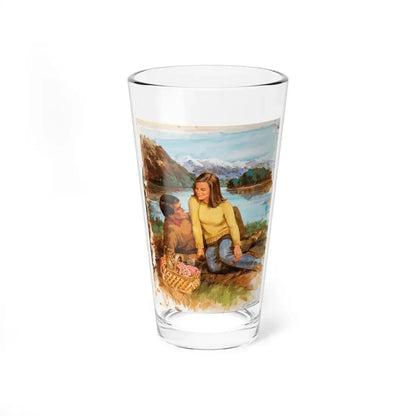 Run Before The Wind, Harlequin Romance 2512, Paperback Novel Cover, 1982 - Pint Glass 16oz 16oz - Go Mug Yourself