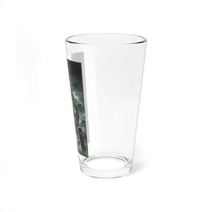 Run Silent, Run Deep (Burt Lancaster) illustration, c. 1958 (Magazine Illustration) Pint Glass 16oz - Go Mug Yourself