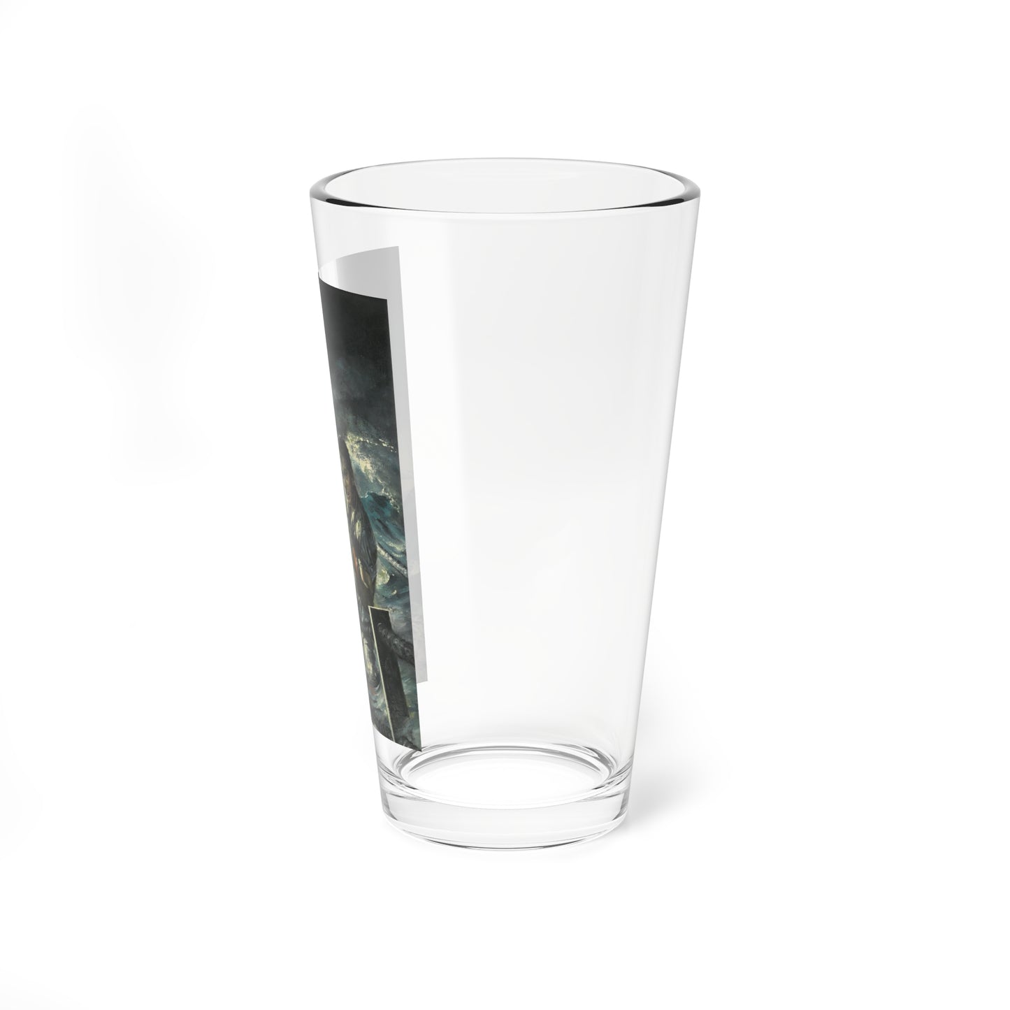 Run Silent, Run Deep (Burt Lancaster) illustration, c. 1958 (Magazine Illustration) Pint Glass 16oz-Go Mug Yourself