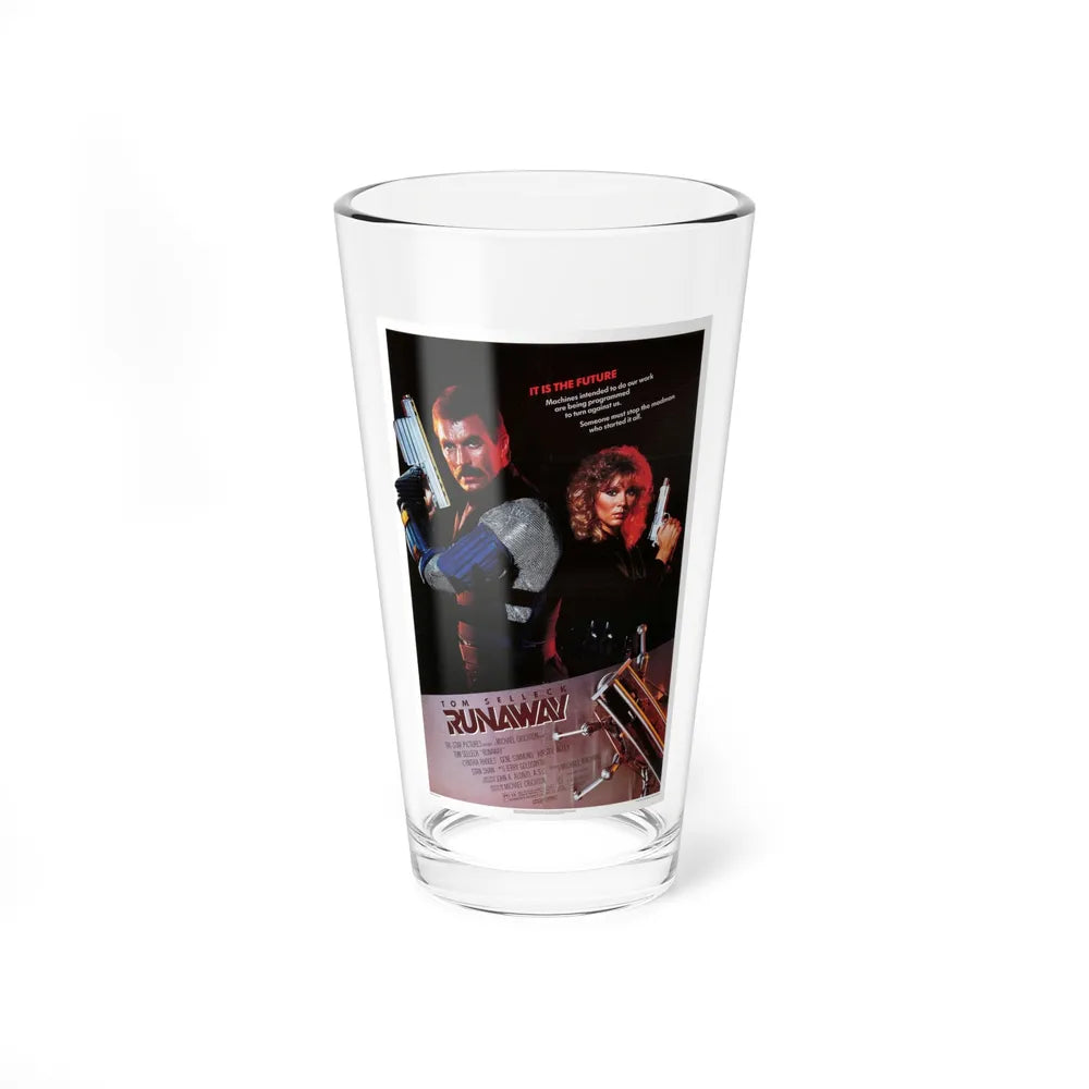 RUNAWAY 1984 Movie Poster - Pint Glass 16oz-16oz-Go Mug Yourself