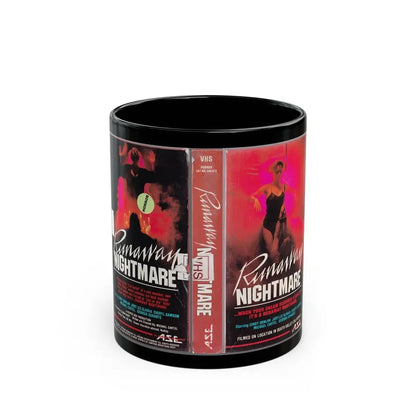 RUNAWAY NIGHTMARE (VHS COVER) - Black Coffee Mug 11oz - Go Mug Yourself