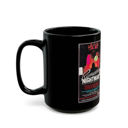 RUNAWAY NIGHTMARE (VHS COVER) - Black Coffee Mug - Go Mug Yourself