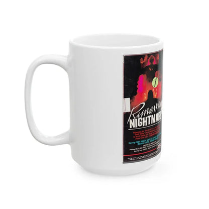 RUNAWAY NIGHTMARE (VHS COVER) - White Coffee Mug - Go Mug Yourself