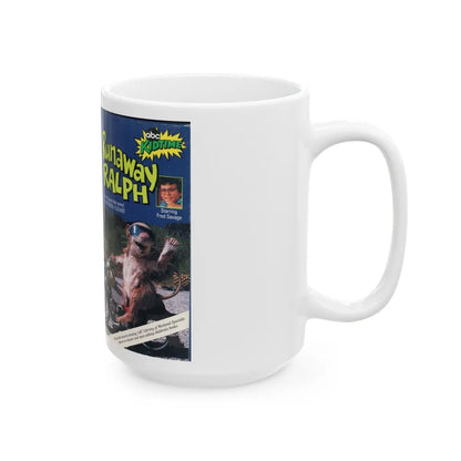 RUNAWAY RALPH ABC KIDTIME (VHS COVER) - White Coffee Mug-Go Mug Yourself