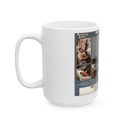 RUNAWAY TRAIN GERMAN (VHS COVER) - White Coffee Mug - Go Mug Yourself