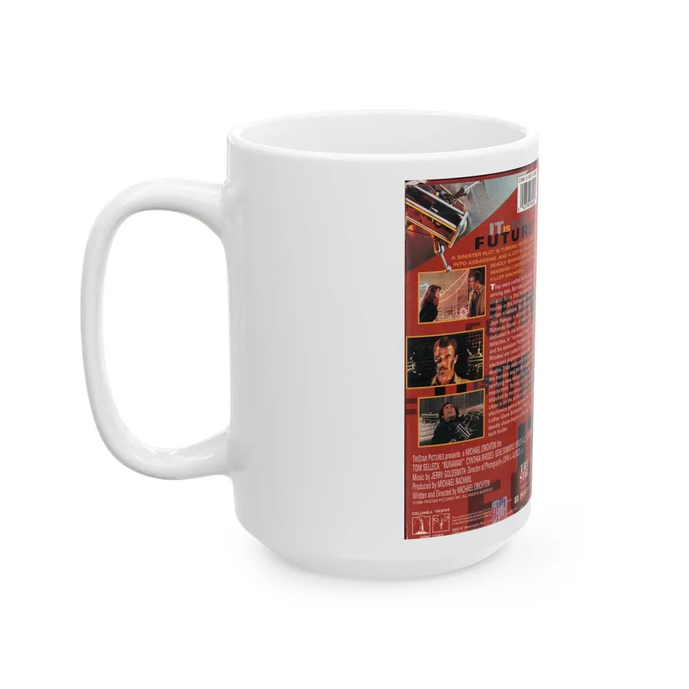 RUNAWAY (VHS COVER) - White Coffee Mug-Go Mug Yourself