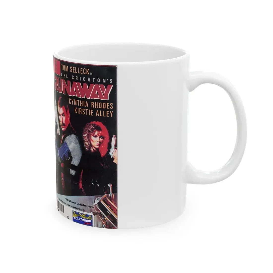 RUNAWAY (VHS COVER) - White Coffee Mug - Go Mug Yourself
