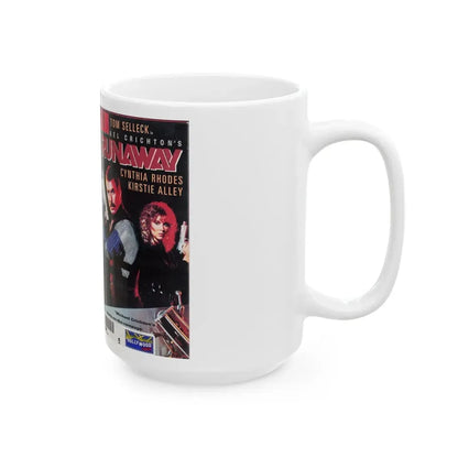 RUNAWAY (VHS COVER) - White Coffee Mug - Go Mug Yourself