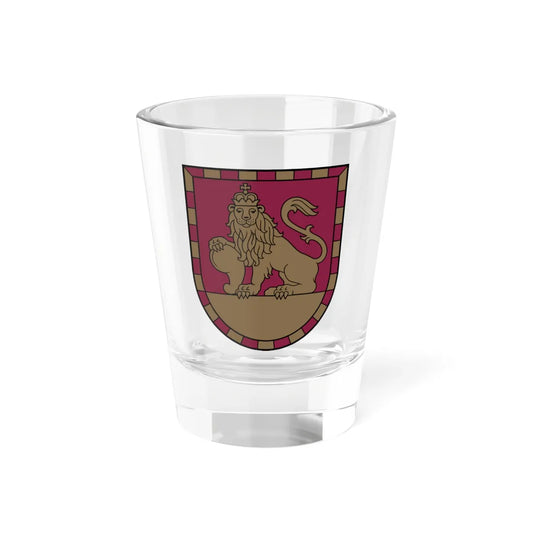Rundāles novads COA (Latvia) (Coat of Arms) Shot Glass 1.5oz 1.5oz - Go Mug Yourself