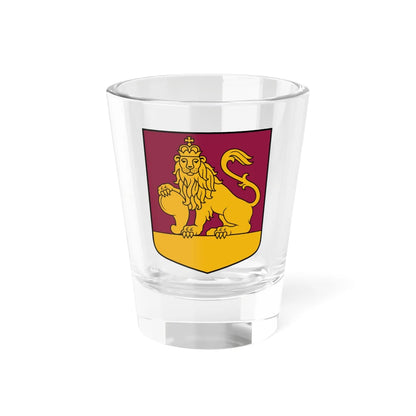 Rundāles pagasts COA (Latvia) (Coat of Arms) Shot Glass 1.5oz 1.5oz - Go Mug Yourself