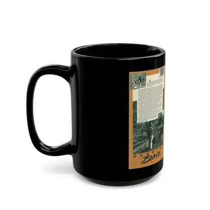 RUNNING BRAVE (VHS COVER) - Black Coffee Mug - Go Mug Yourself