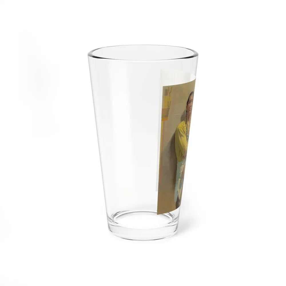 Running Deer, Taos (Magazine Illustration) Pint Glass 16oz-Go Mug Yourself