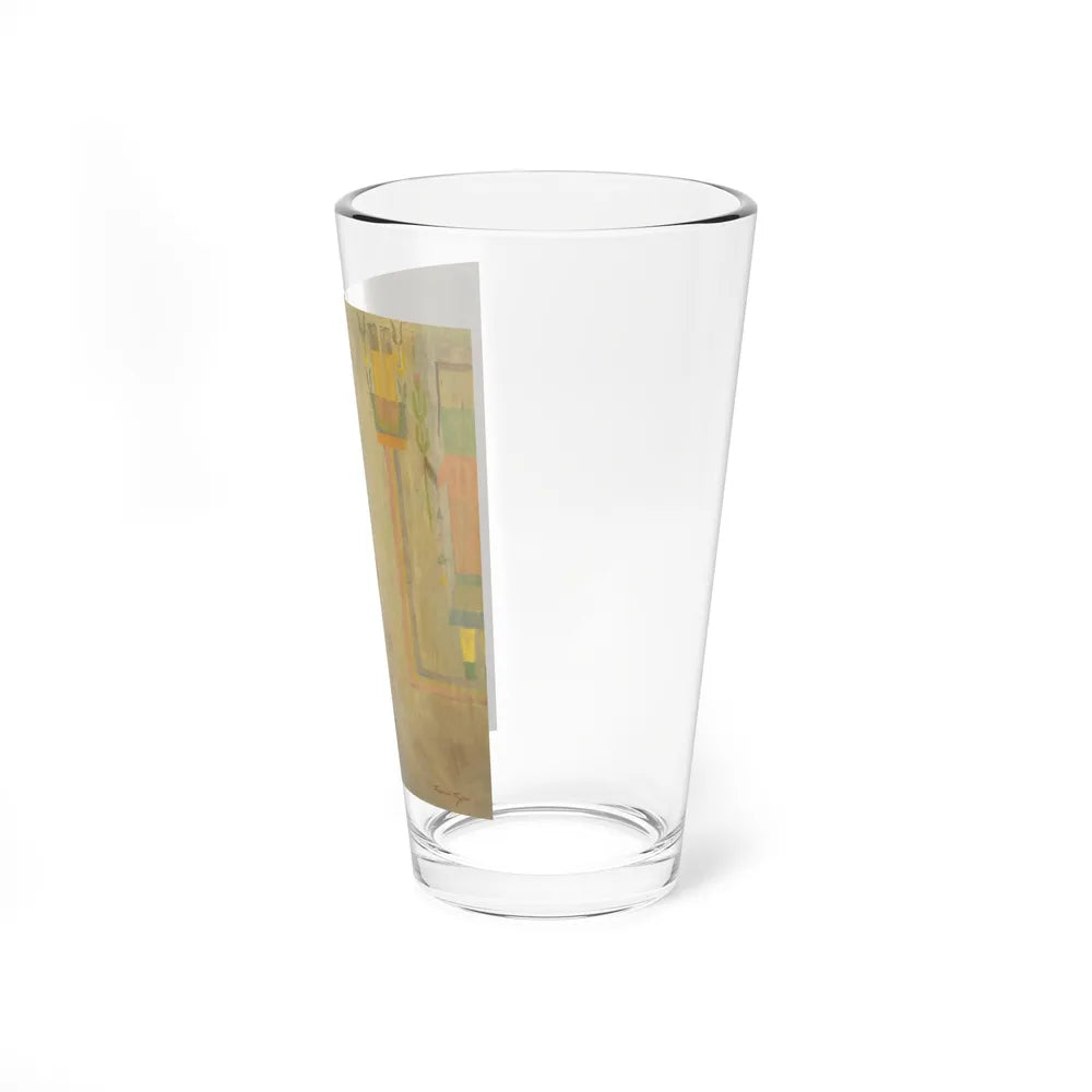 Running Deer, Taos (Magazine Illustration) Pint Glass 16oz-Go Mug Yourself