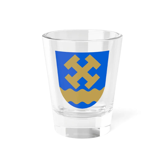 Ruotsinpyhtää.vaakuna (Finland) (Coat of Arms) Shot Glass 1.5oz 1.5oz - Go Mug Yourself