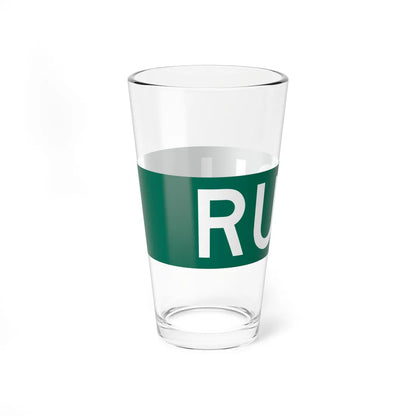 Rush St Chicago (Illinois) (Road Sign) Pint Glass 16oz - Go Mug Yourself