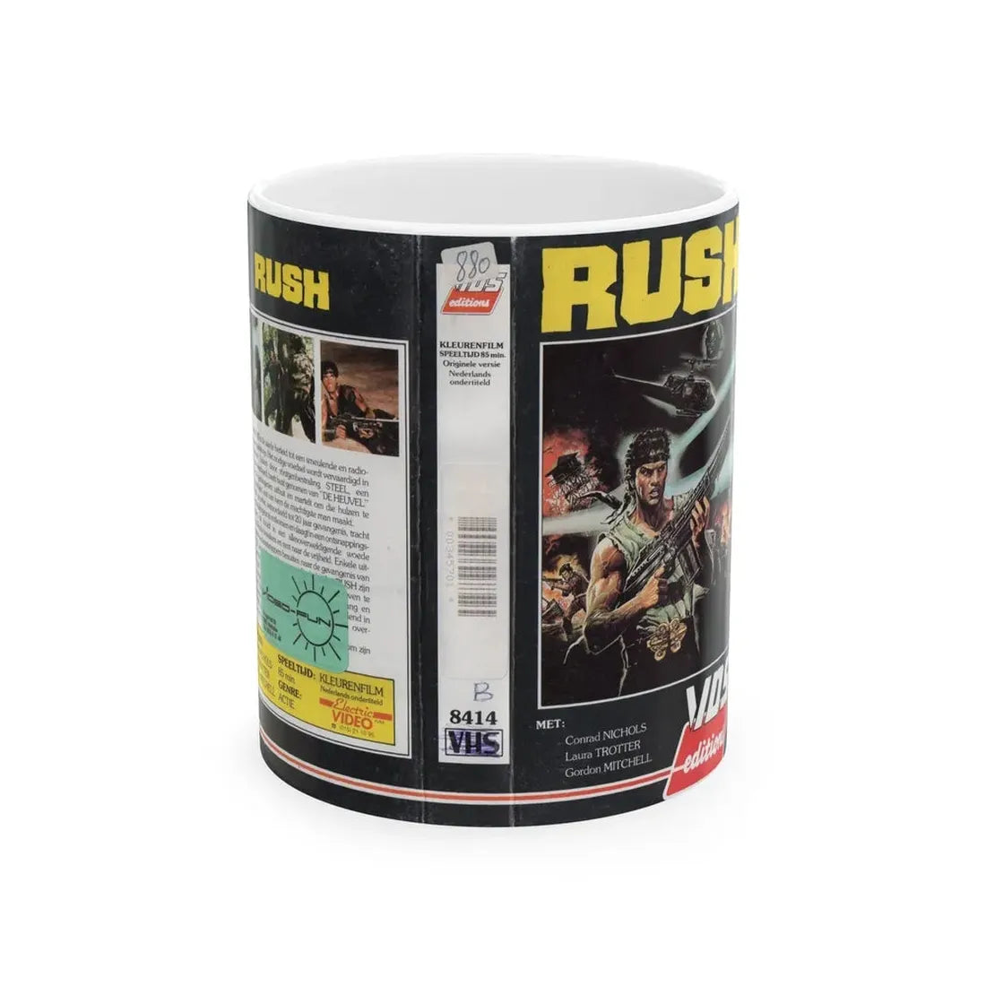 RUSH (VHS COVER) - White Coffee Mug 11oz - Go Mug Yourself