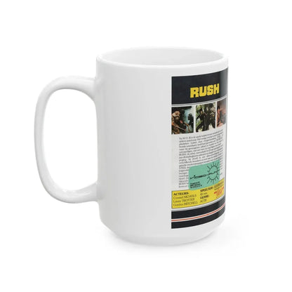 RUSH (VHS COVER) - White Coffee Mug - Go Mug Yourself