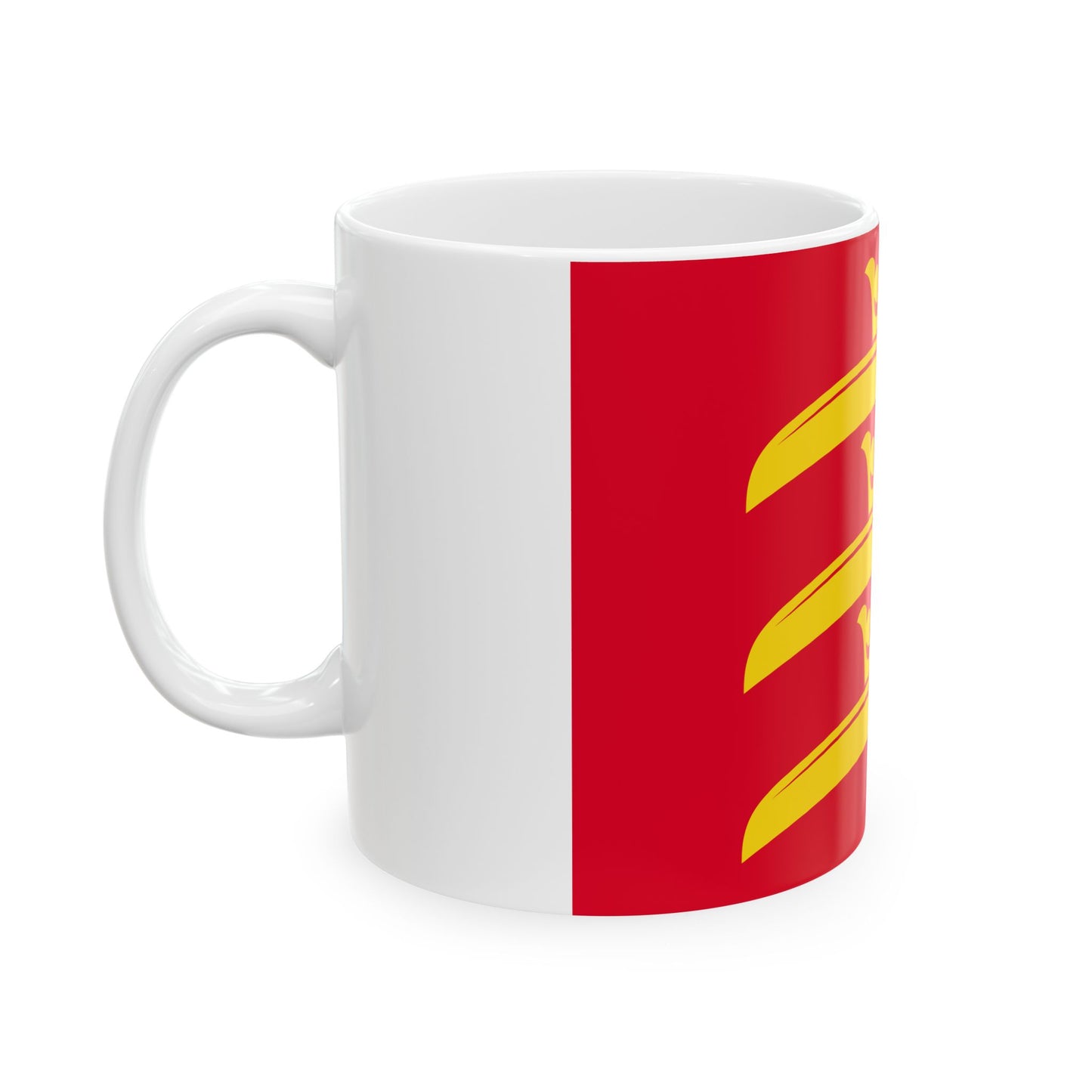Rusko.lippu (Finland) White Coffee Mug-Go Mug Yourself