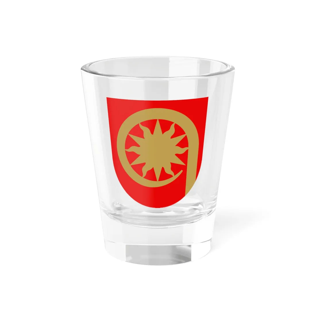 Rusko.vaakuna (Finland) (Coat of Arms) Shot Glass 1.5oz 1.5oz - Go Mug Yourself