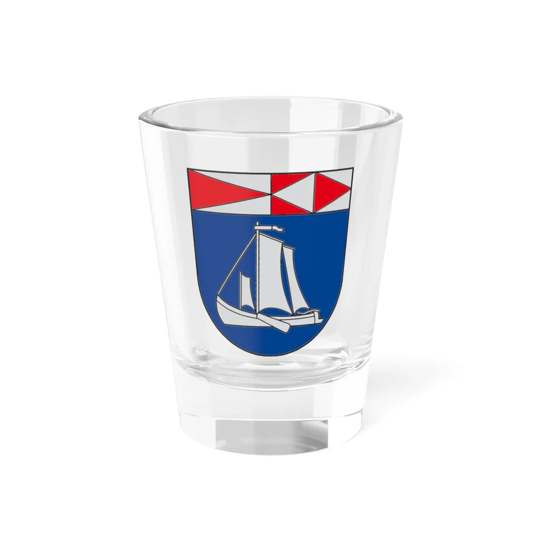 Rusnės herbas (Lithuania) (Coat of Arms) Shot Glass 1.5oz 1.5oz - Go Mug Yourself