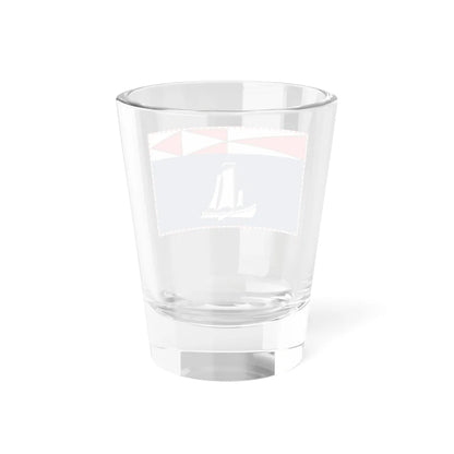Rusnės vėliava (Lithuania) Shot Glass 1.5oz - Go Mug Yourself