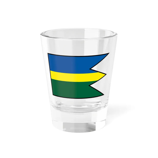 Rusovce Bratislava V Flag (Slovakia) Shot Glass 1.5oz 1.5oz - Go Mug Yourself