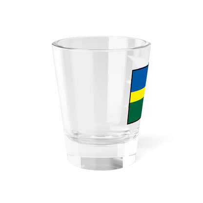 Rusovce Bratislava V Flag (Slovakia) Shot Glass 1.5oz - Go Mug Yourself