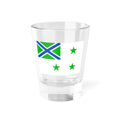 Russia-2C Flag of Border Guard district commanders 2008 (Russia) Shot Glass 1.5oz 1.5oz - Go Mug Yourself