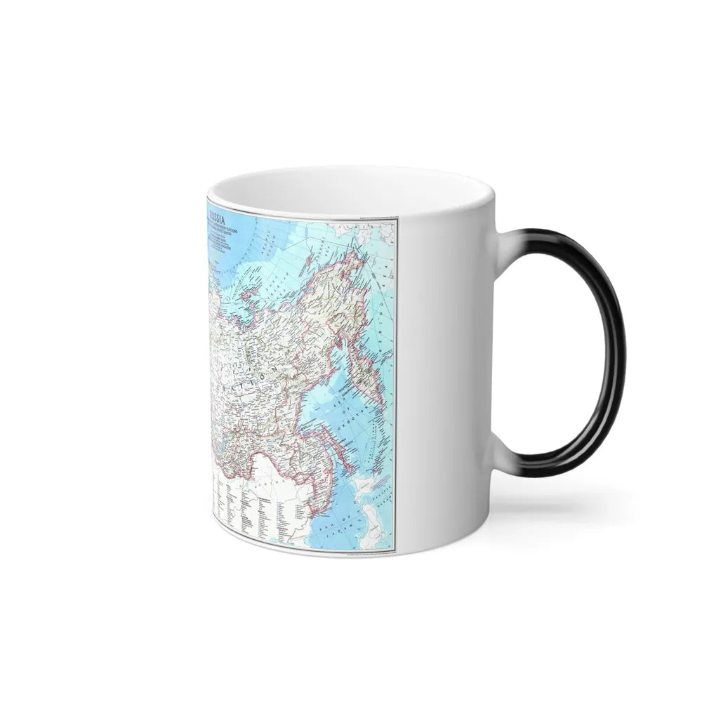 Russia and the Newly Independent Nations (1993) (Map) Color Changing Mug 11oz-Go Mug Yourself