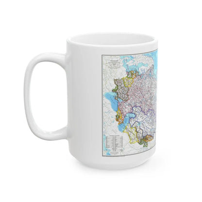 Russia and the Newly Independent Nations (1993) (Map) White Coffee Mug-Go Mug Yourself