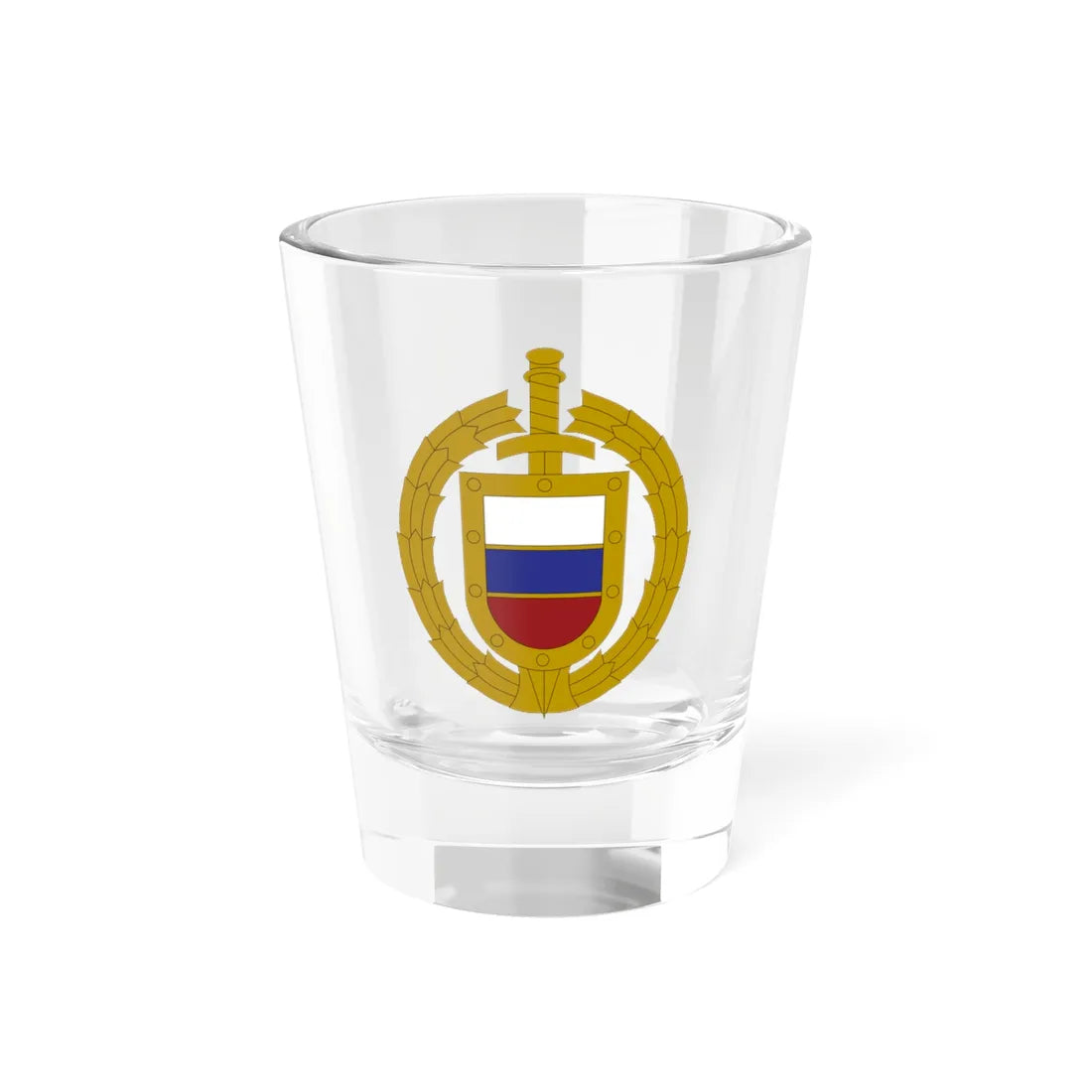 ФСО эмблема (Russia) (Coat of Arms) Shot Glass 1.5oz 1.5oz - Go Mug Yourself