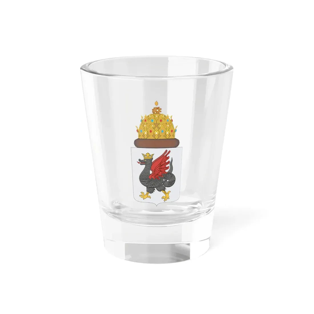 Герб царства Казанского (Russia) (Coat of Arms) Shot Glass 1.5oz 1.5oz - Go Mug Yourself