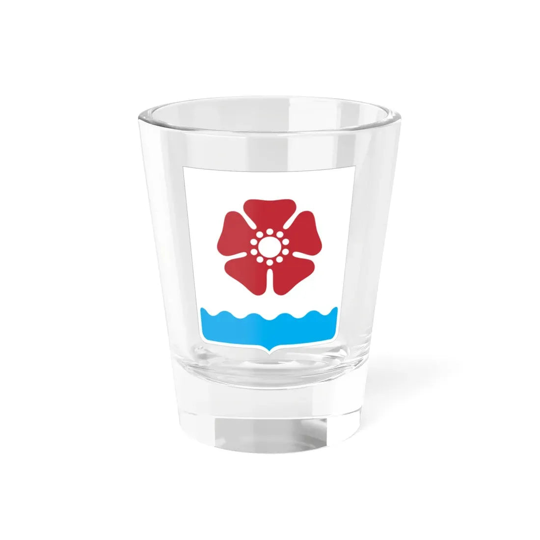 Герб города Северодвинска (Russia) (Coat of Arms) Shot Glass 1.5oz 1.5oz - Go Mug Yourself