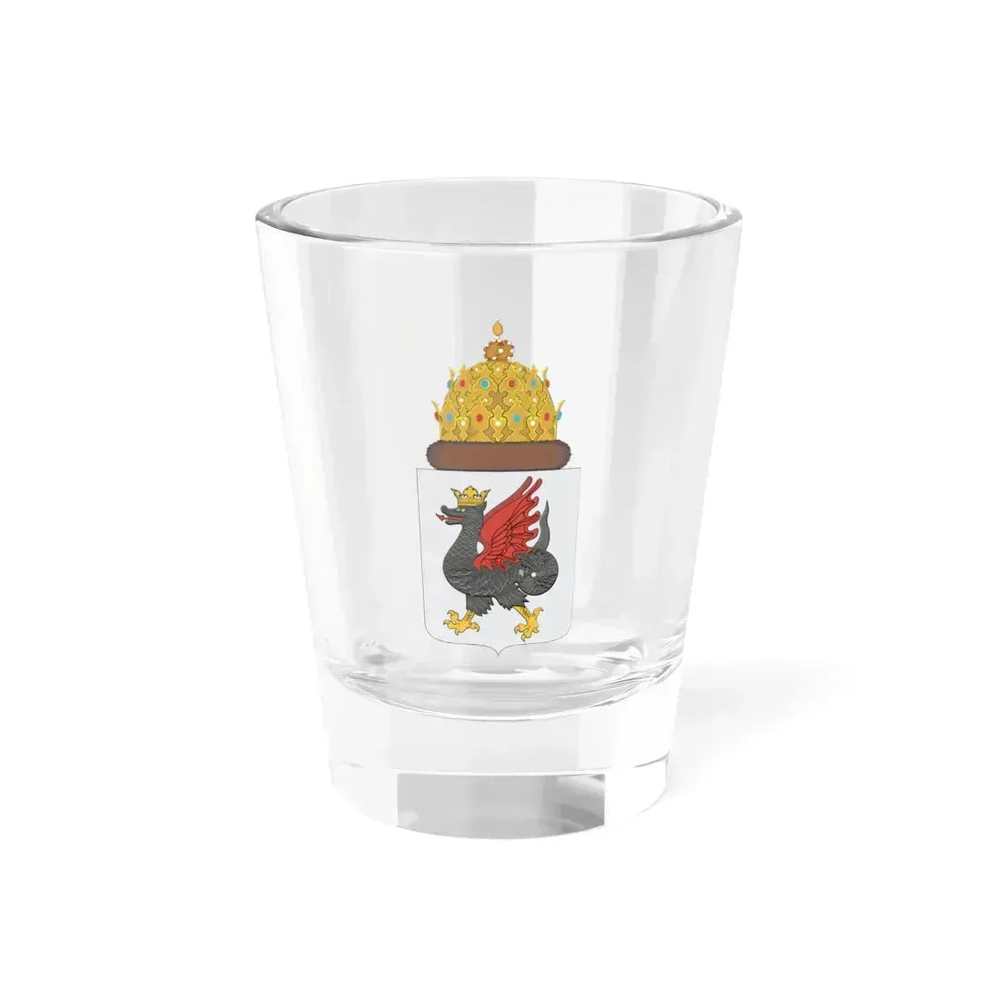 Герб царства Казанского (Russia) (Coat of Arms) Shot Glass 1.5oz 1.5oz - Go Mug Yourself
